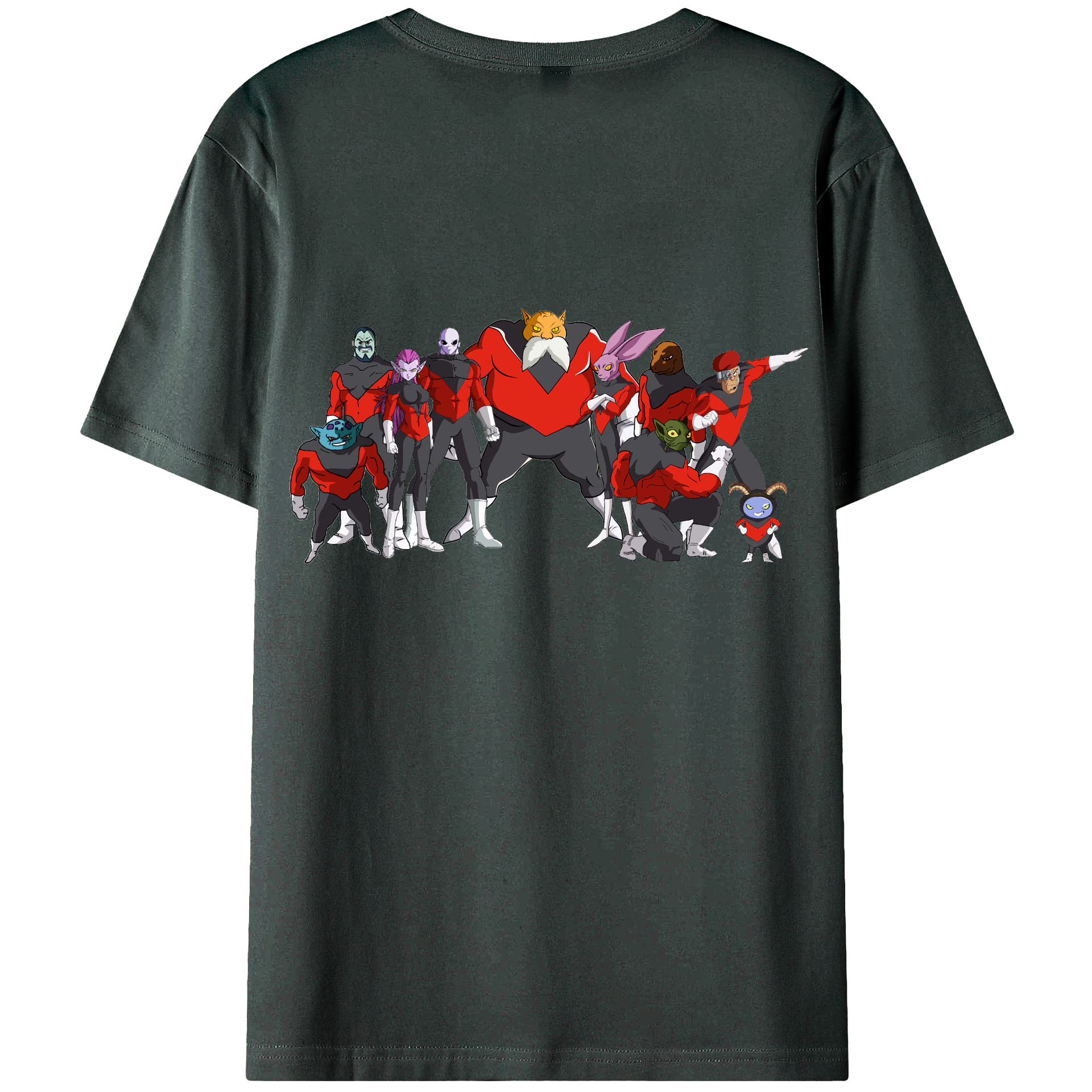 （画像用） ドラゴンボール DRAGON BALL 綿100％ メンズ半袖Tシャツ（バックプリント） 通気性
